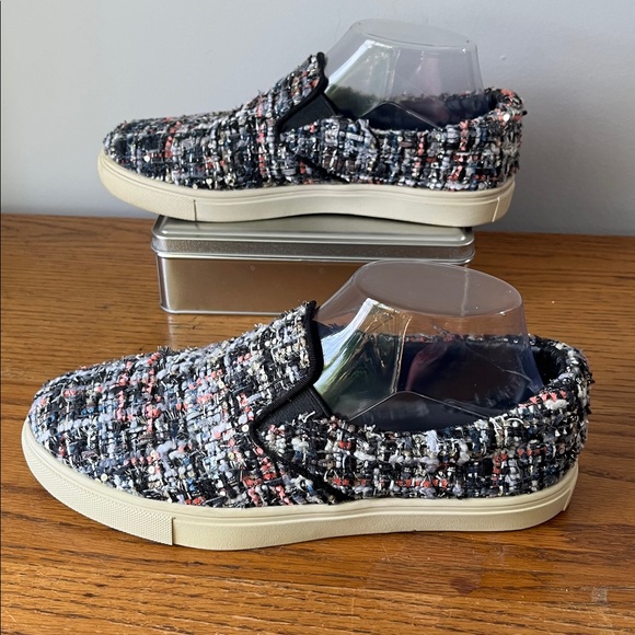 Steve Madden Eccentric Tweed Slip On Sneaker Size 8.5 - Picture 7 of 12